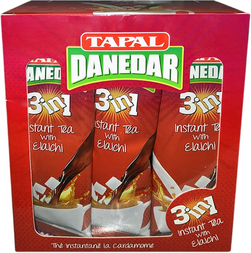 Tapal Danedar Instant Tea 3in1 with Elaichi - 10 Sachets - Image 1